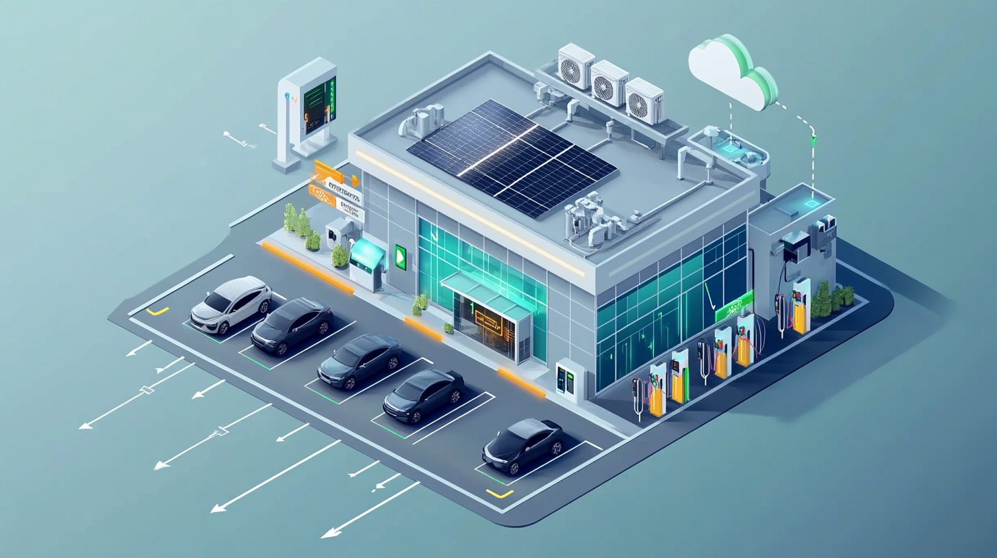 Dynamic load balancing - mixed-use building with real-time power adjustment